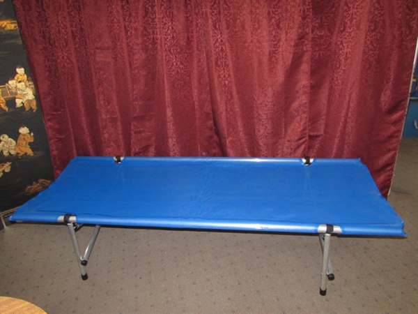 CAMP TIME ROLL-A-COT CAMP COT WITH CARRYING CASE 