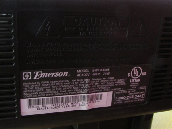 NICE EMERSON 20 FLAT SCREEN COLOR TV