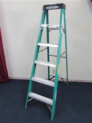 REACH NEW HEIGHTS WITH THIS 6 WERNER FIBERGLASS STEP LADDER