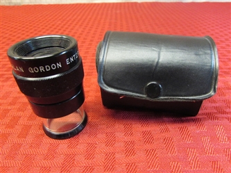 LOOK! 7X SCALE LOUPE - GRID WITH ADJUSTABLE DIOPTER, & CONVENIENT CASE