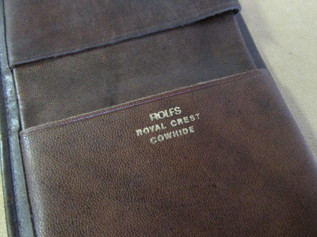 Lot Detail Vintage New Men S Leather Rolf S Wallet