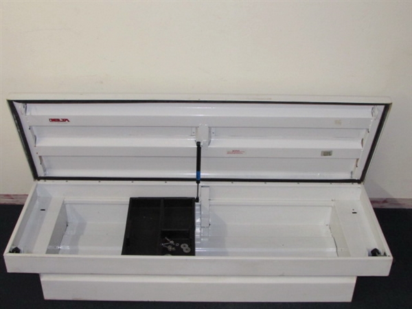 METAL DELTA TOOL BOX FITS IN YOUR PICKUP TRUCK BED