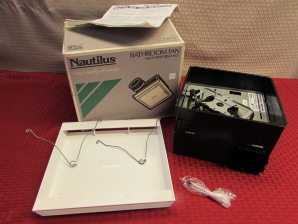 NEW NAUTILUS VENTILATING BATHROOM FAN