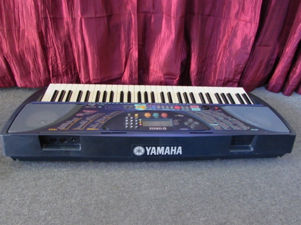 YAMAHA ELECTRIC KEYBOARD WITH TONS OF EXTRA FEATURES!