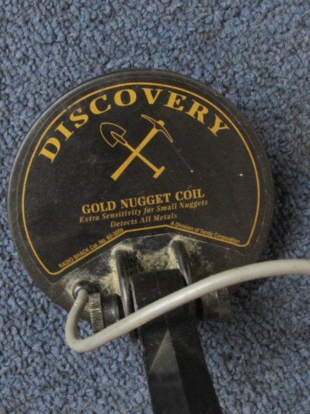 RADIO SHACK DISCOVERY 3000 METAL DETECTOR