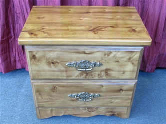 TWO DRAWER NIGHT STAND TO MATCH YOUR NEW BEDROOM SET