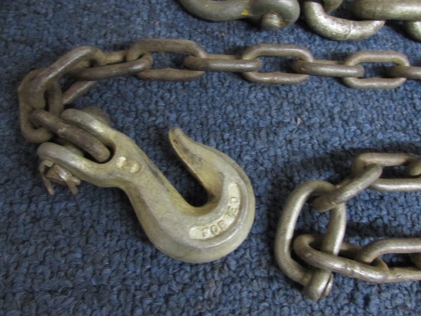 HEAVY DUTY CHAIN & HOOKS