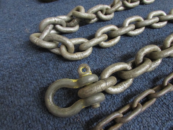 HEAVY DUTY CHAIN & HOOKS