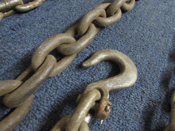 HEAVY DUTY CHAIN & HOOKS