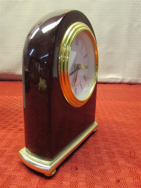 LINDEN SOLID WOOD ALARM CLOCK