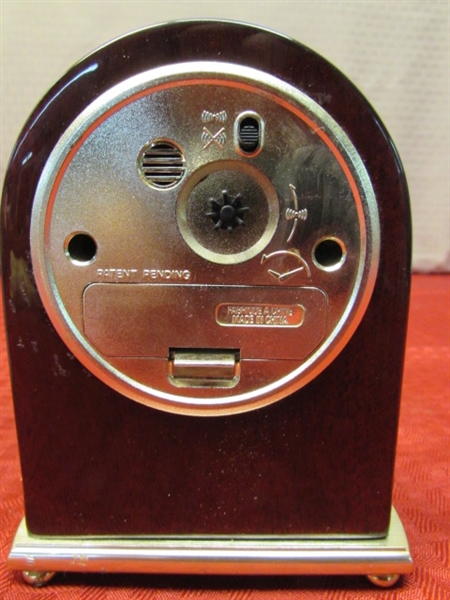 LINDEN SOLID WOOD ALARM CLOCK