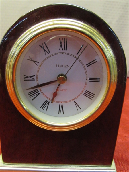 LINDEN SOLID WOOD ALARM CLOCK