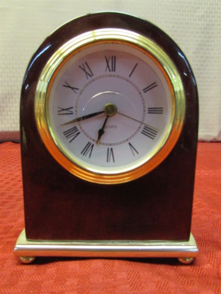 LINDEN SOLID WOOD ALARM CLOCK