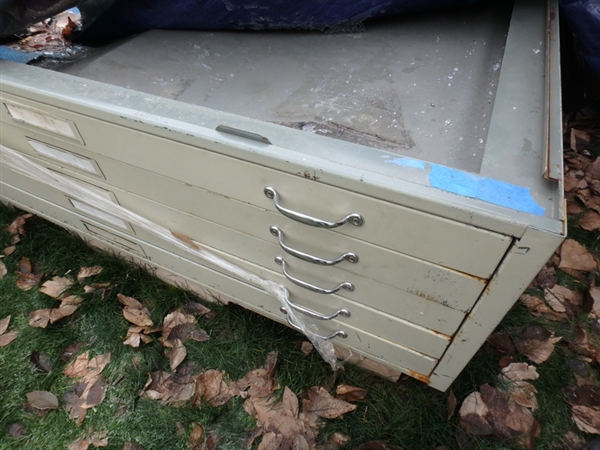 5-DRAWER MAP/BLUEPRINT, FLAT-FILE CABINET