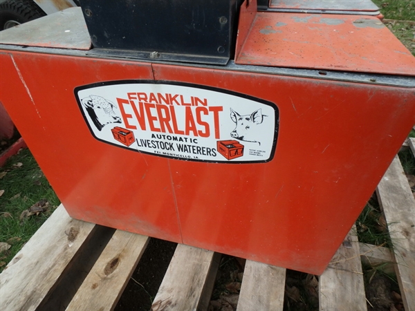 2nd FRANKLIN EVERLAST AUTOMATIC LIVESTOCK WATERER