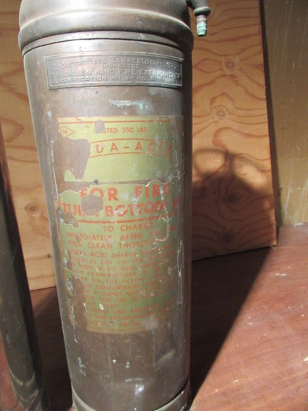 2 VINTAGE FIRE EXTINGUISHERS