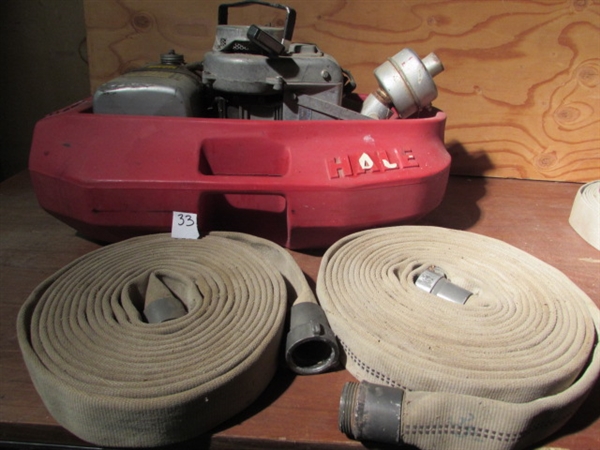 HALE FYR FLOTE & 2 FIRE HOSES