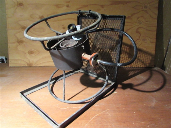 PROPANE BURNER WITH TABLE