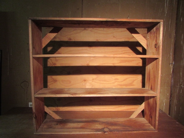 RUSTIC WOOD SHELF