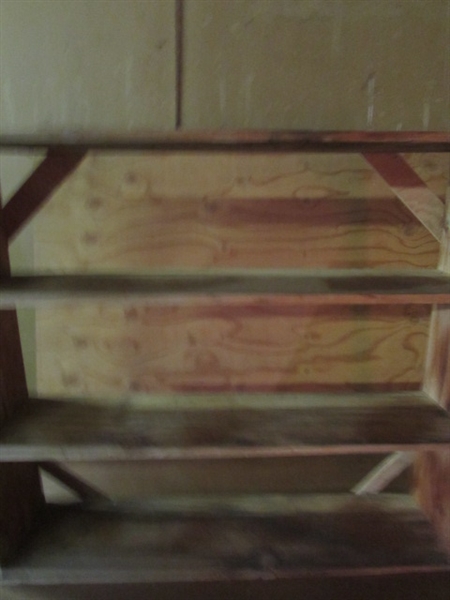 RUSTIC WOOD SHELF