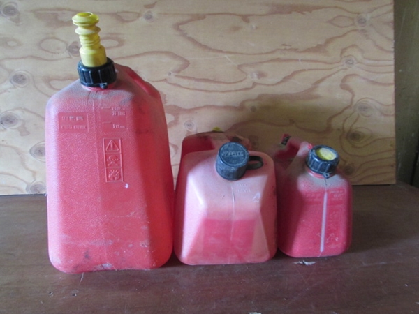 3 GASOLINE CANS