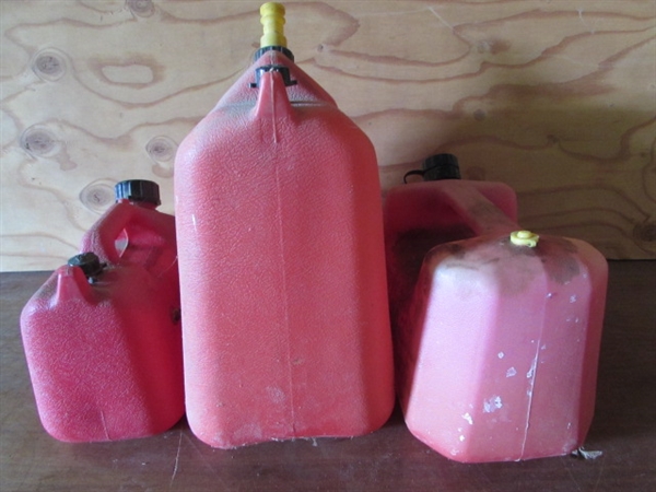 3 GASOLINE CANS