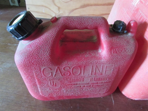 3 GASOLINE CANS