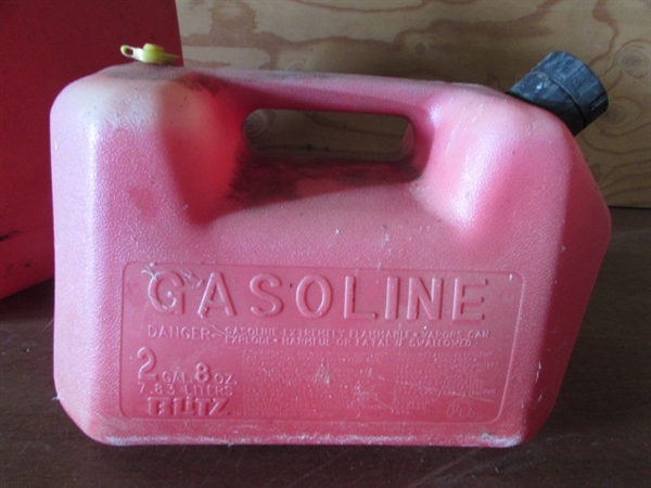 3 GASOLINE CANS