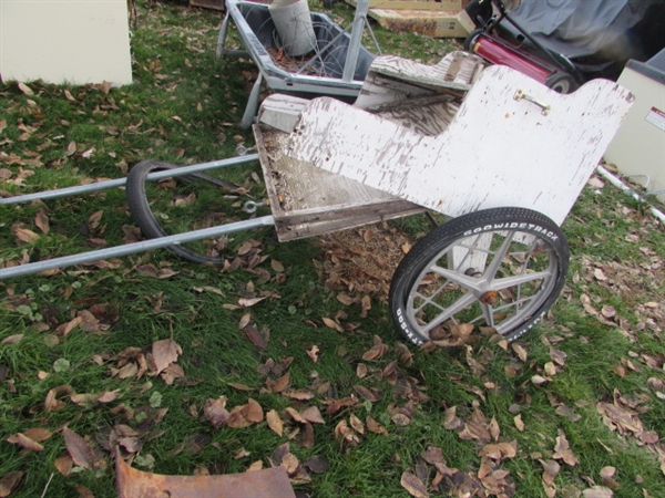 SMALL WOODEN PROJECT CART