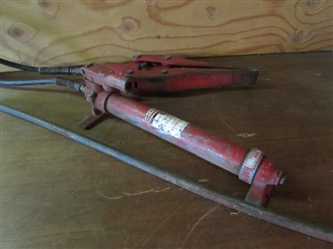 VINTAGE JAWS OF LIFE W/HYDRAULIC PORTO-POWER