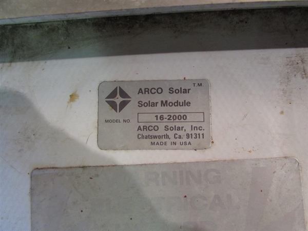 ARCO SOLAR PANEL