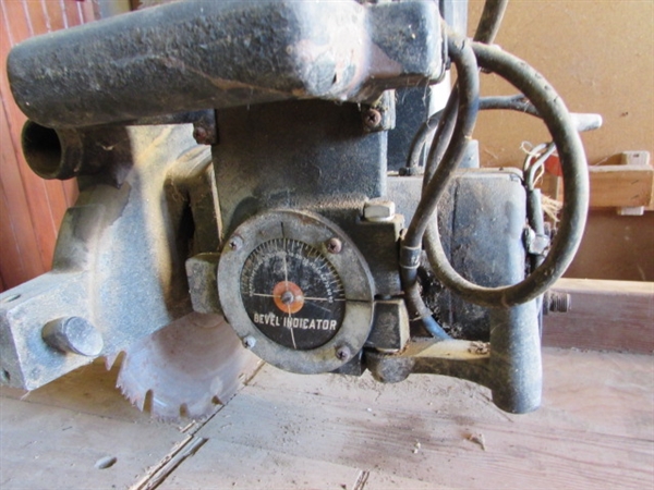 SHOP CRAFT 10 RADIAL ARM SAW W/CABINET