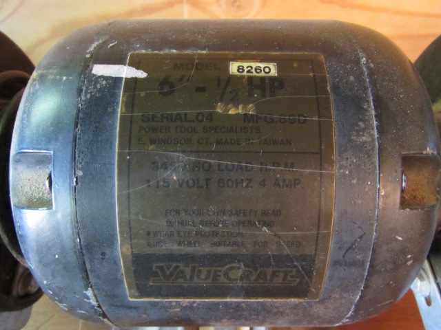 Value craft on sale bench grinder