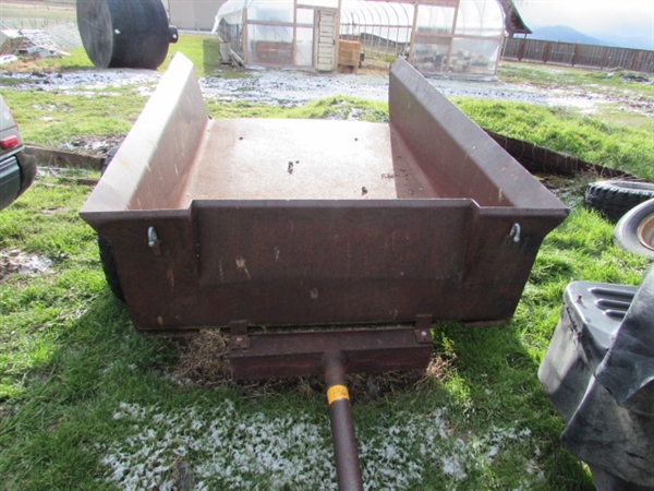 ALL METAL HEAVY DUTY TRAILER - 2 BALL HITCH