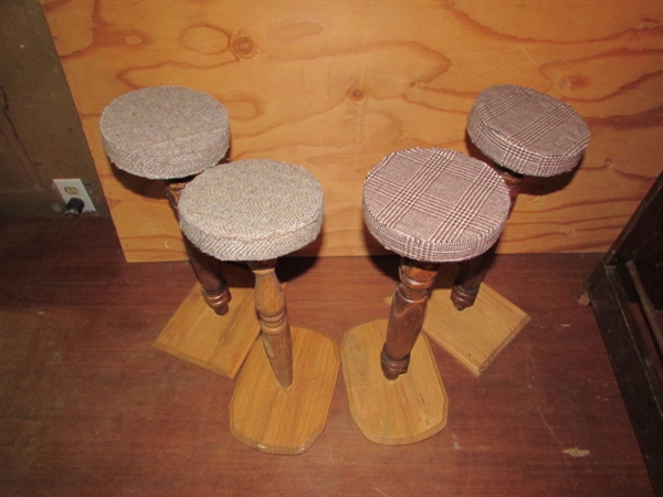 WOODEN HAT STANDS
