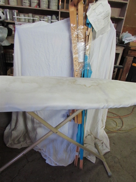 QUILTER'S DELIGHT! MAPLE QUILTING FRAME AND IRONING BOARD
