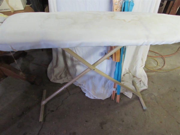 QUILTER'S DELIGHT! MAPLE QUILTING FRAME AND IRONING BOARD
