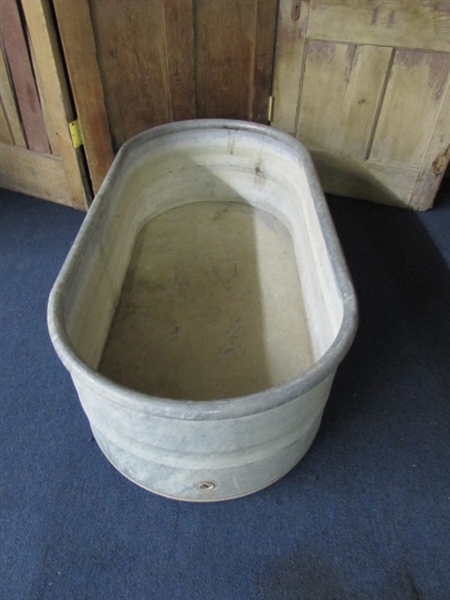 GALVANIZED FEEDING TROUGH