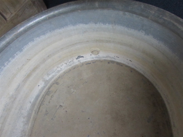 GALVANIZED FEEDING TROUGH