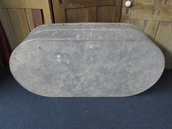 GALVANIZED FEEDING TROUGH