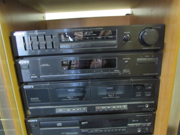 SONY COMPONENT STEREO SYSTEM.