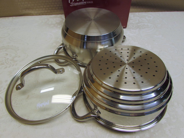 Parini Cookware Dutch Oven And Steamer - Sherwood Auctions