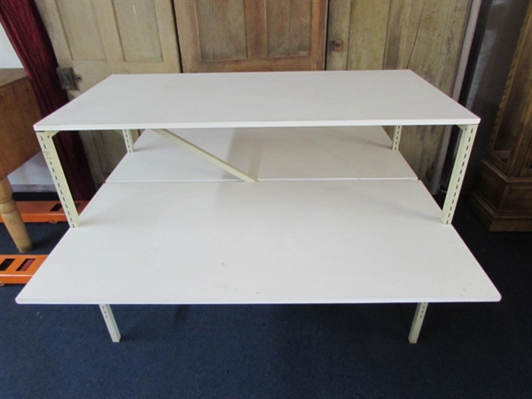 2 TIER DISPLAY TABLE