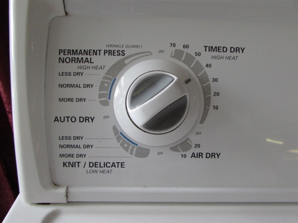 KENMORE DRYER HEAVY DUTY/EXTRA LARGE CAPACITY