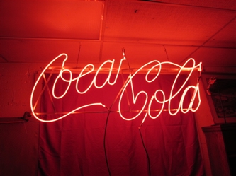 VINTAGE NEON COCA COLA SIGN