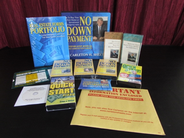CARLTON SHEETS' NO MONEY DOWN REAL ESTATE GUIDES
