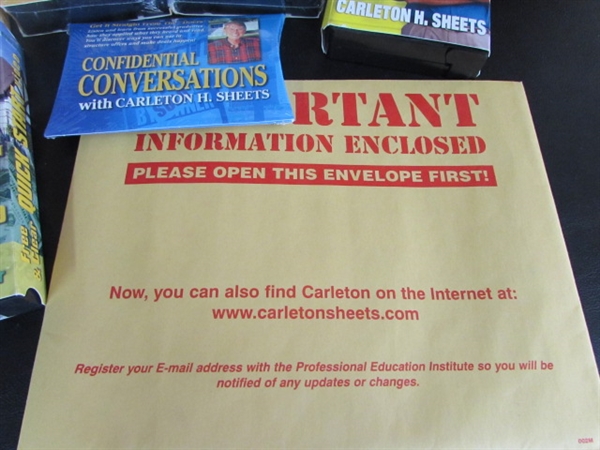 CARLTON SHEETS' NO MONEY DOWN REAL ESTATE GUIDES