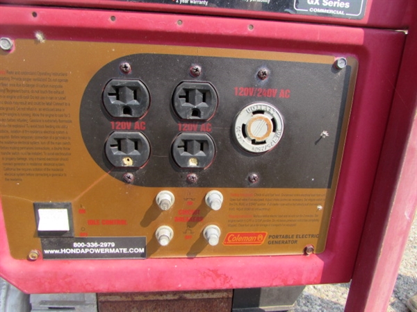 COLEMAN PORTABLE ELECTRIC GENERATOR