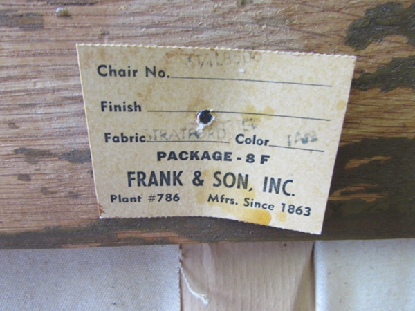 TWO VINTAGE CHAIRS WITH RED VELVET
