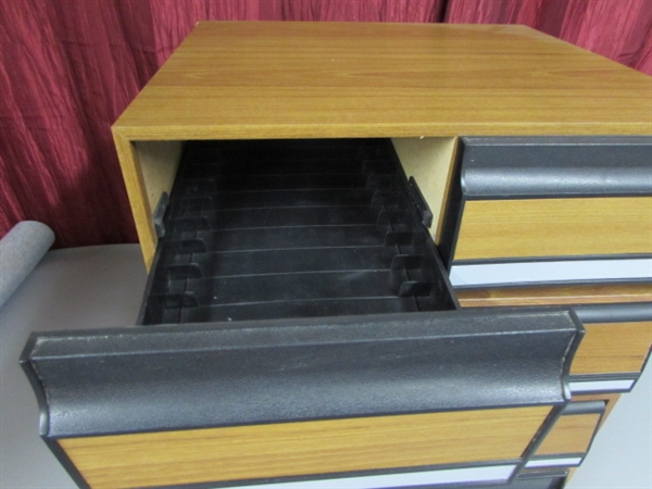 VHS TAPE STORAGE DRAWERS